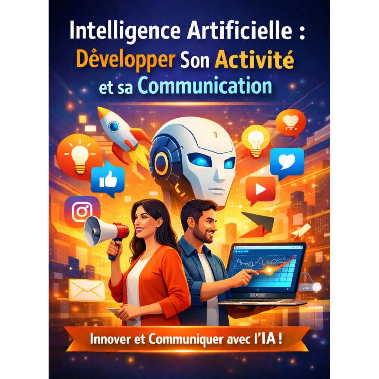 Formation Intelligence Artificielle pour le business : développer son activité et sa communication avec l’IA (1 jour)